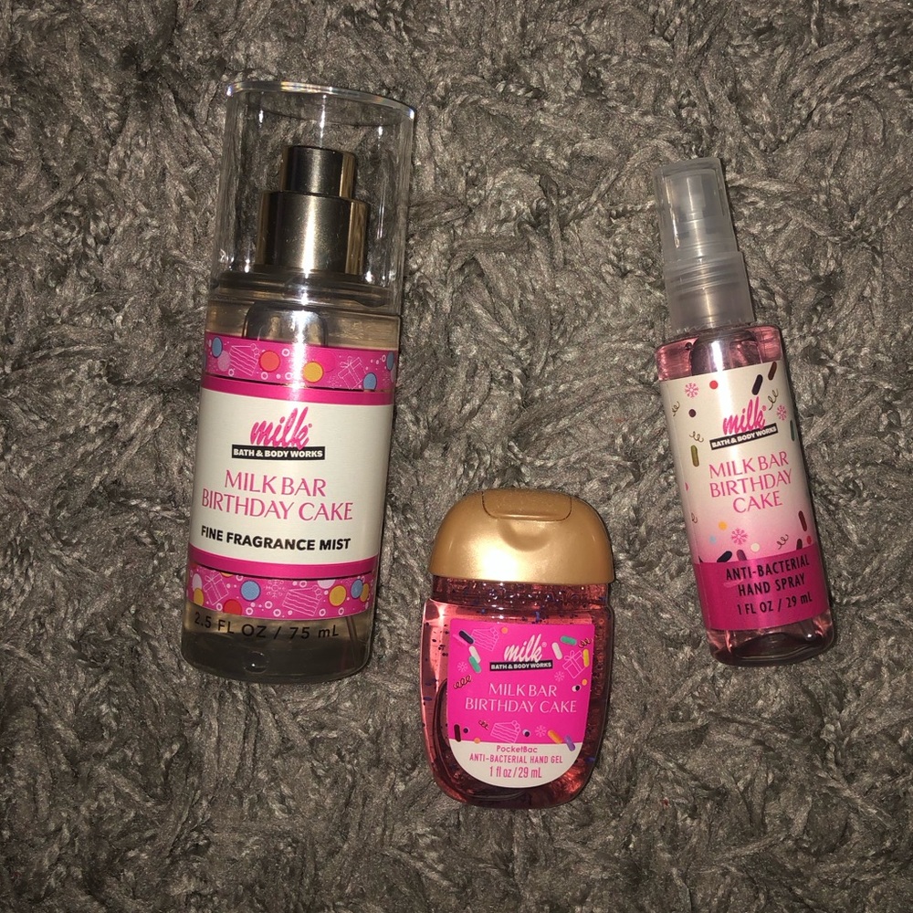 Bath & Body Works Milk Bar Birthday Cake Lot, New - Picture 13 of 14
